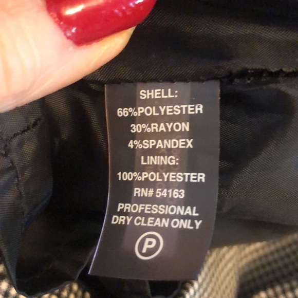 Calvin Klein Houndstooth Cap Sleeve Sheath Career Dress SZ 8 R2 - Picture 7 of 8